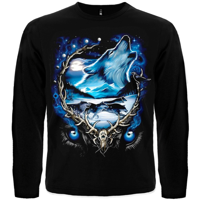 Howling Wolf Long Sleeve T-Shirt