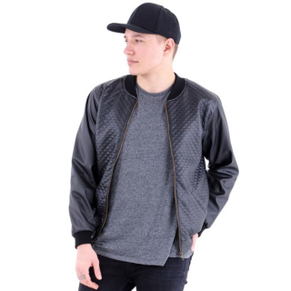 Urbanist (Eco-Leather, Quilted Diamond 12 mm Side) Bomber Jacket
