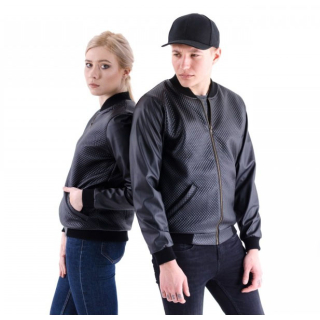 Urbanist (Eco-Leather, Quilted Diamond 6 mm Side) Bomber Jacket