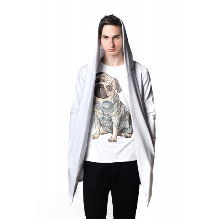 Urbanist White Mantle Hoodie