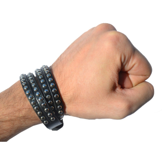 Small Rivet №204 Long Leather Belt Bracelet