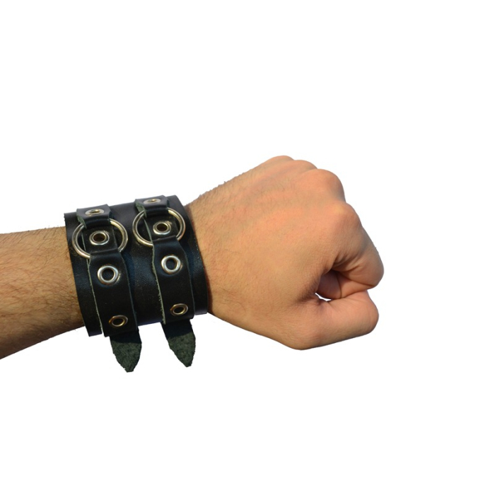 2 Straps with Big Rings and Eyelets №76 Wristband