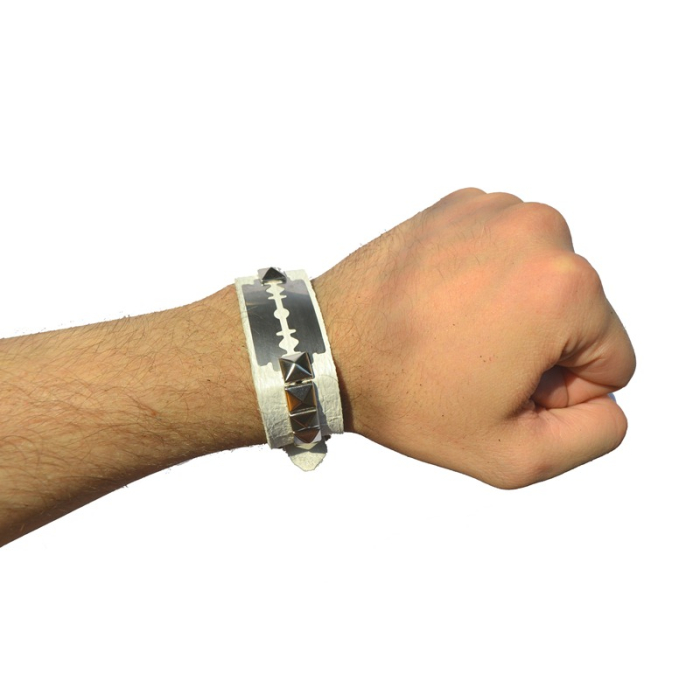 Blade №5 (White) Wristband