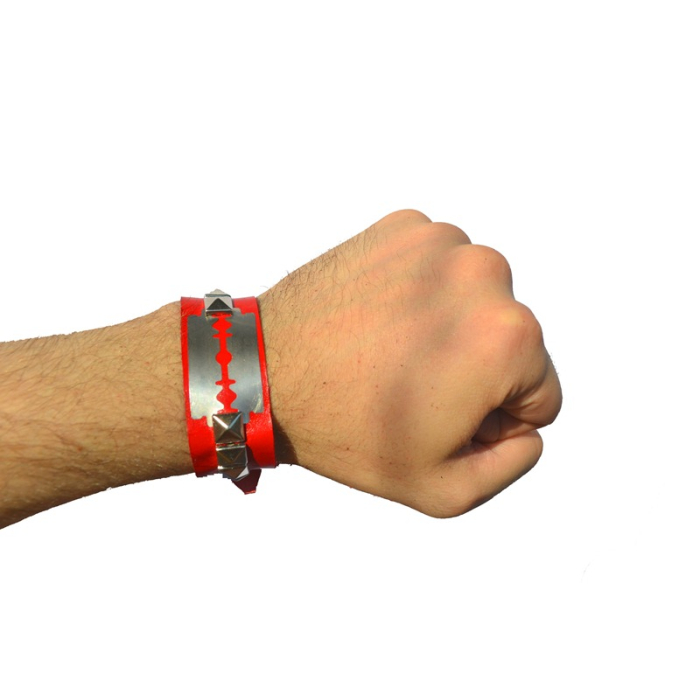 Blade №5 (Red) Wristband