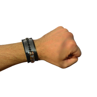 Blade №5 (Black) Wristband