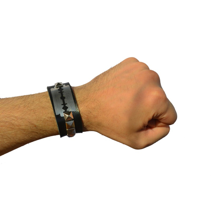 Blade №5 (Black) Wristband