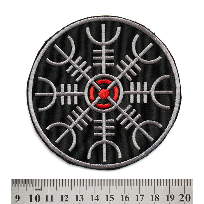 Aegishjalmur (Helm of Awe) Embroidered Patch