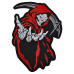 Grim Reaper Back Embroidered Patch