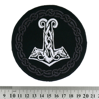 Thor's Hammer Embroidered Patch