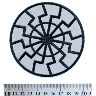 Black Sun Embroidered Patch