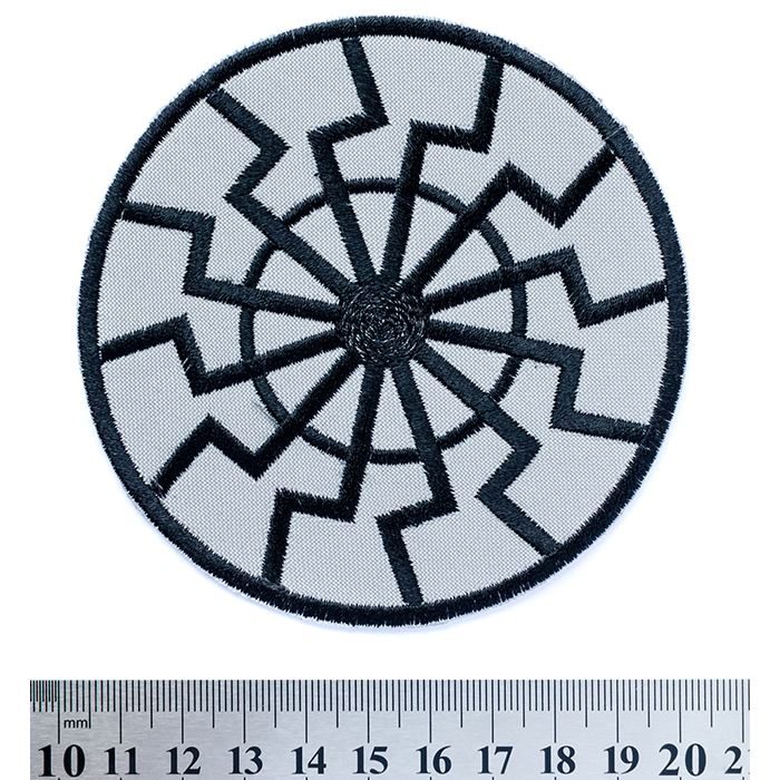 Black Sun Embroidered Patch