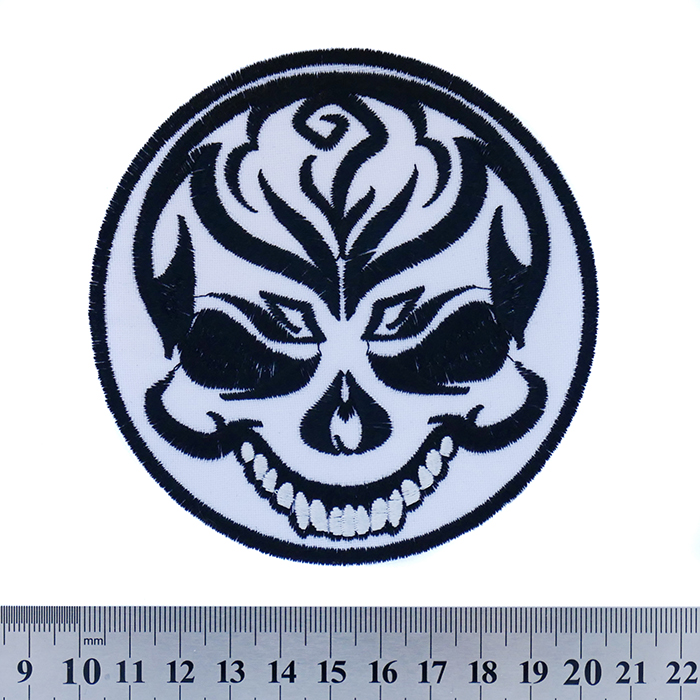 Skull Embroidered Patch