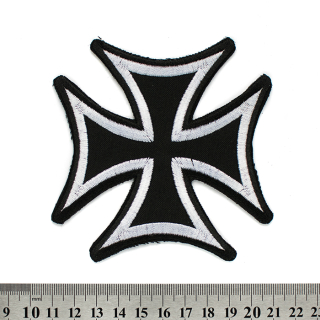 Templar Cross Embroidered Patch