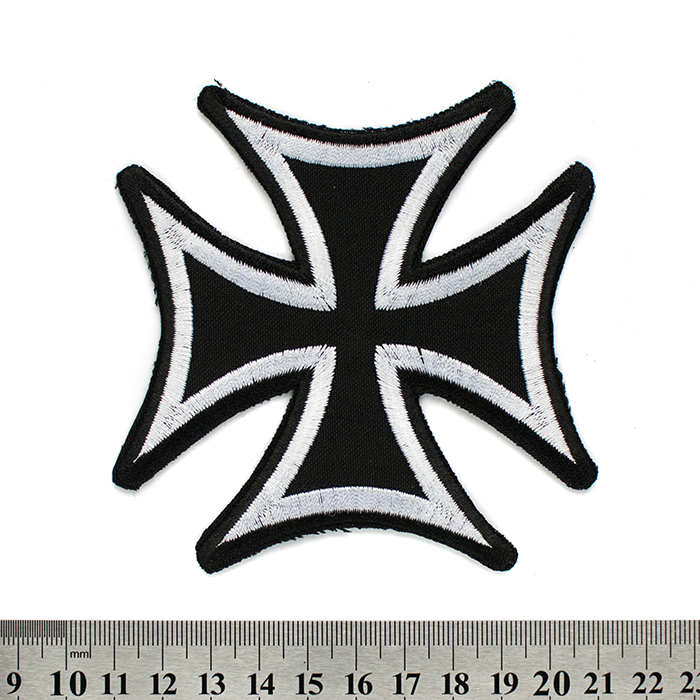 Templar Cross Embroidered Patch