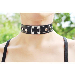 Templar Cross on a White Background №301 Collar