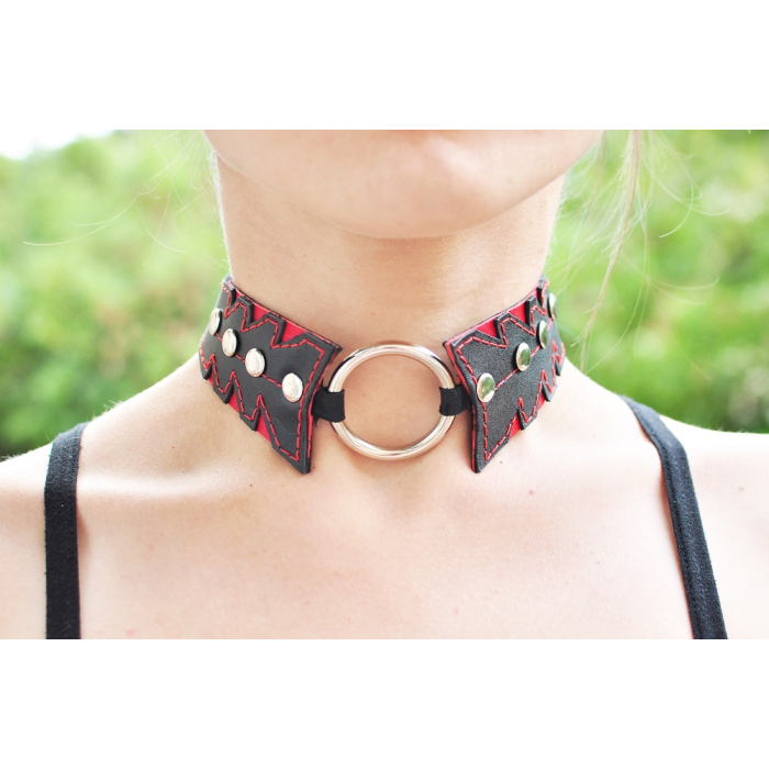 Big Ring (Black and Red) №316 Collar