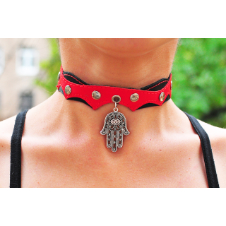 Hand of God (Hamsa) Pendant (ar-001) Collar