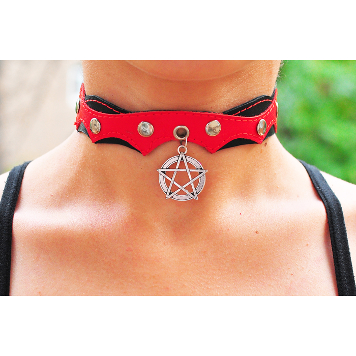 Pentagram Pointed Pendant (ar-001) Collar