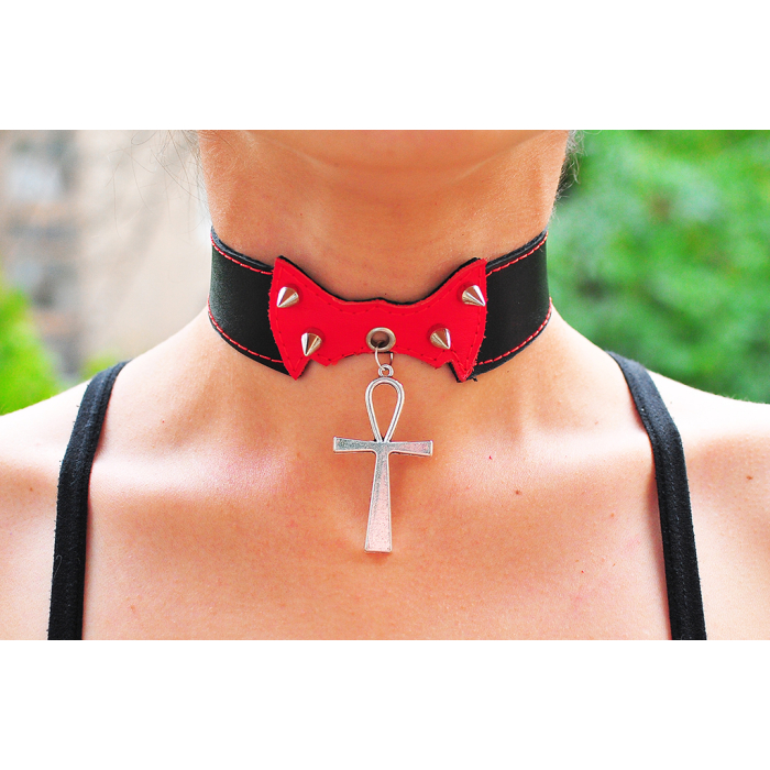 Ankh Pendant (Steel Color) (ar-003) Collar