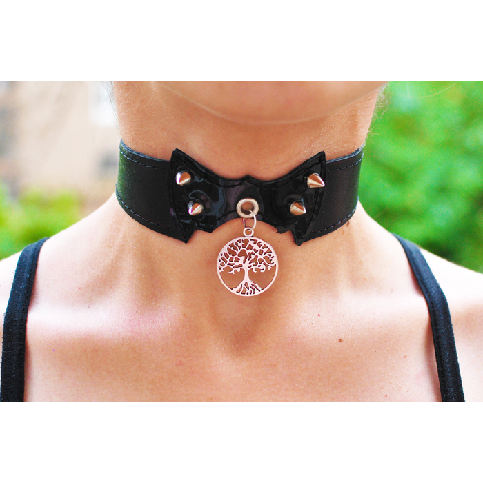 Tree Pendant (Color Silver) (ar-004) Collar