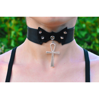 Ankh Pendant (Steel Color) (ar-004) Collar