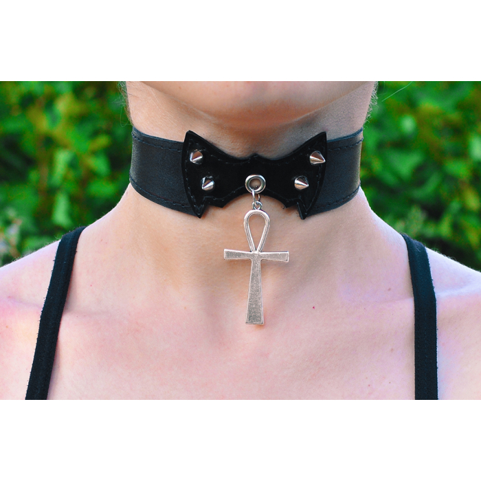 Ankh Pendant (Steel Color) (ar-004) Collar