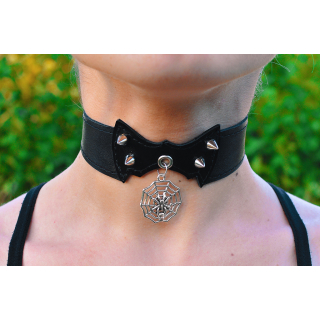 Spider Web Pendant (ar-004) Collar