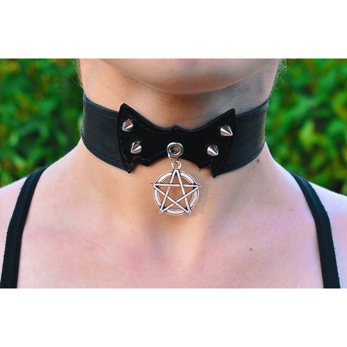 Pentagram Pointed Pendant (ar-004) Collar