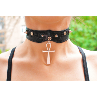 Ankh Pendant (Steel Color) (ar-006) Collar