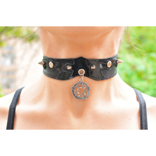 Pentagram Pointed Pendant (ar-006) Collar