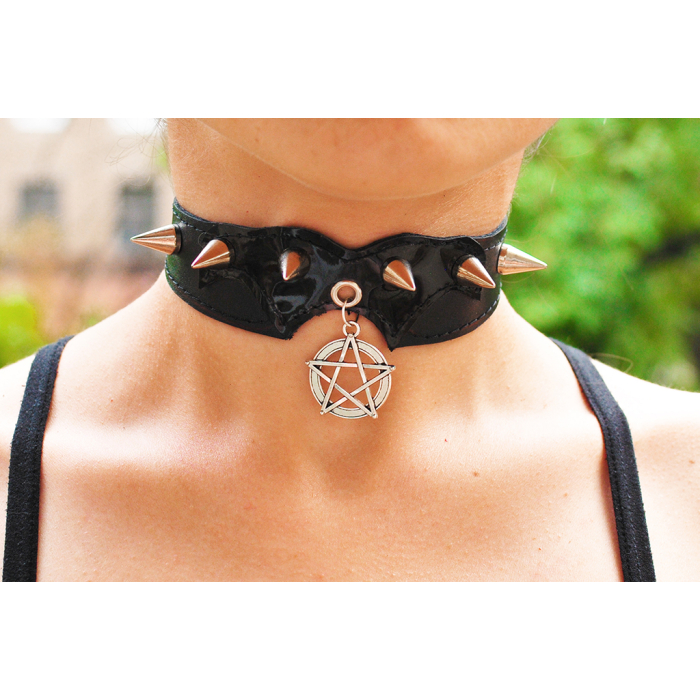 Pentagram Pointed Pendant (ar-008) Collar