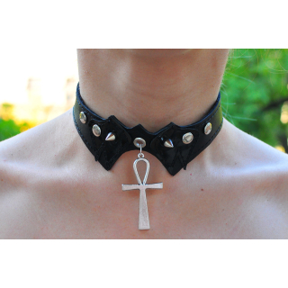Ankh Pendant (Steel Color) (ar-009) Collar