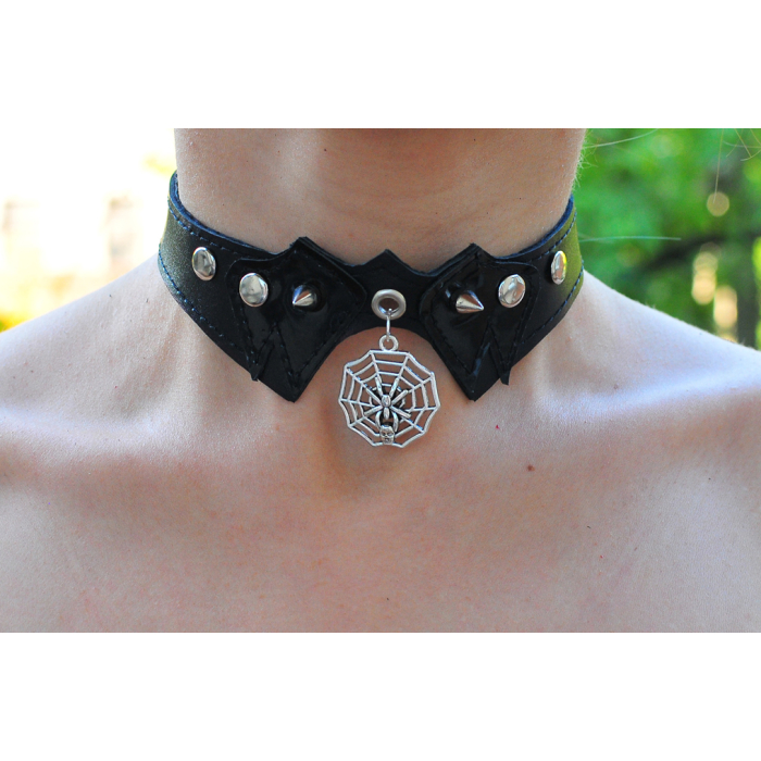 Spider Web Pendant (ar-009) Collar