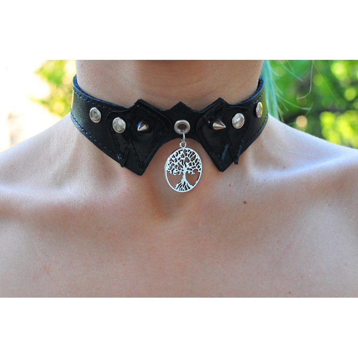 Tree Pendant (Color Silver) (ar-009) Collar