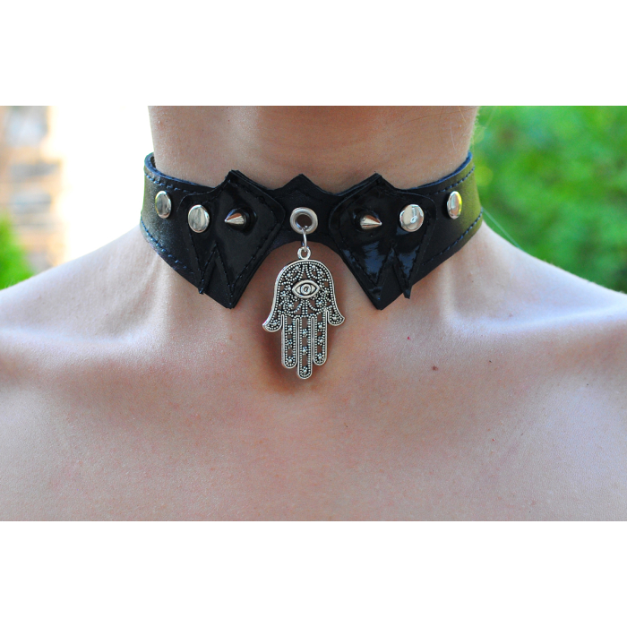 Hand of God (Hamsa) Pendant (ar-009) Collar