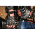 First Motorcycle Leather Gloves with a Round Rivet