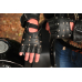 First Motorcycle Leather Gloves with a Rivet Thorn