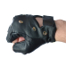 Motorcycle Leather Gloves with Rivets