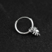 Ring with a Spider (eas-074) Earring