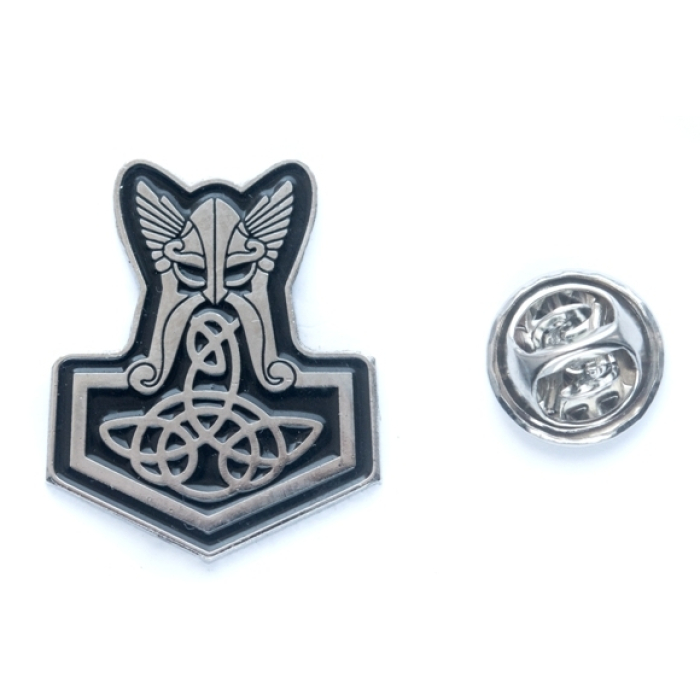 Thor's Hammer with Triquetra Figured (Icon) Pin