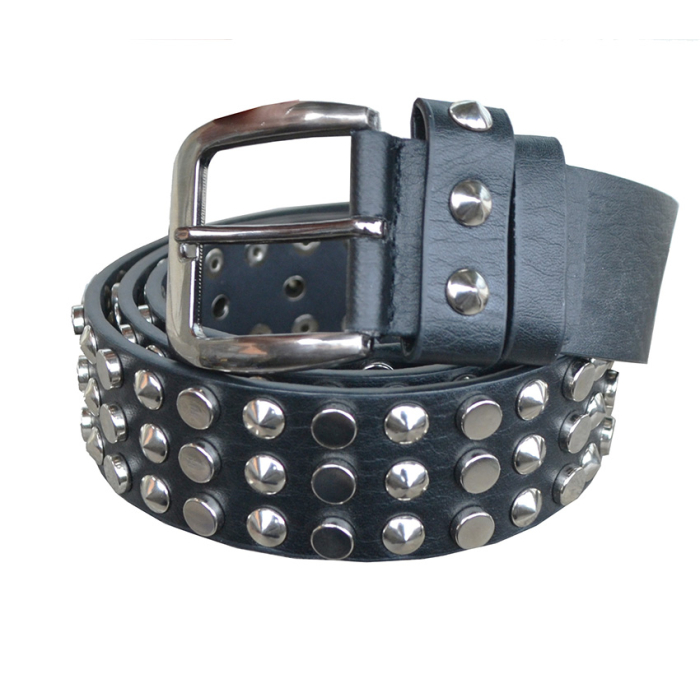 3 Rows Small Thorn + Cylinder (Leatherette) Belt