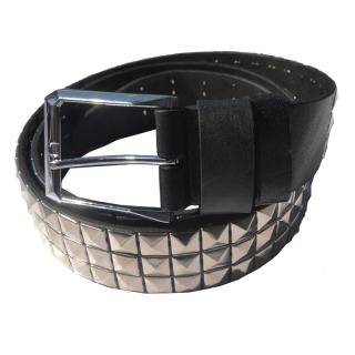 3 Rows Pyramid (Leather) Belt