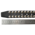 2 Rows Big Round Rivet (Leatherette) Belt