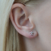 Heraldic Lily (925 Silver) Stud Earring
