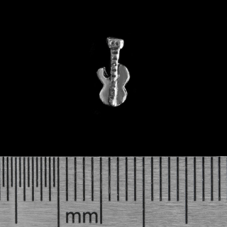 Electric Guitar (925 Silver) Stud Earring