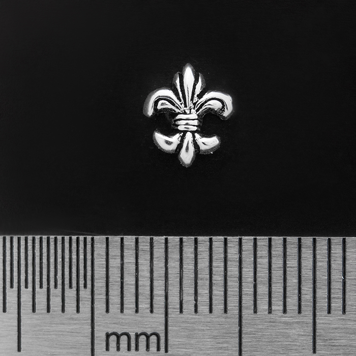 Heraldic Lily (925 Silver) Stud Earring