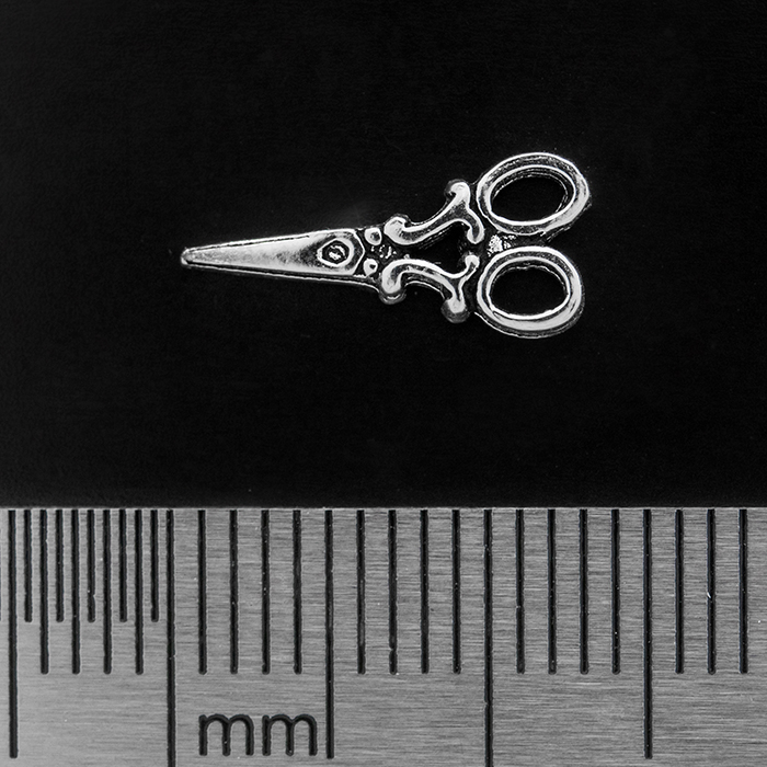 Scissors (925 Silver) Stud Earring