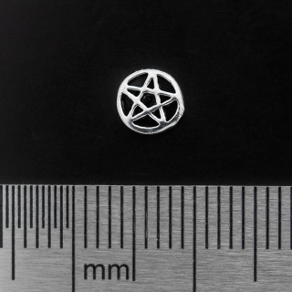 Pentagram (925 Silver) Stud Earring