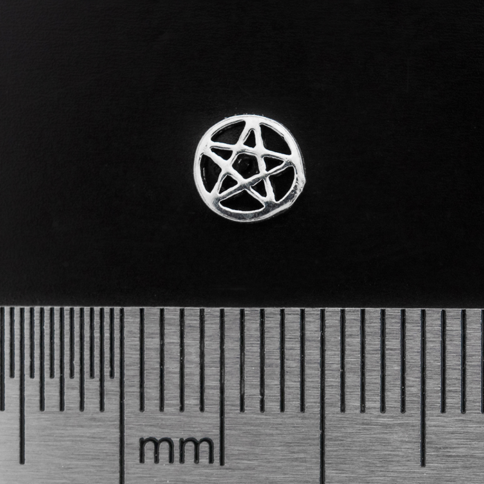 Pentagram (925 Silver) Stud Earring