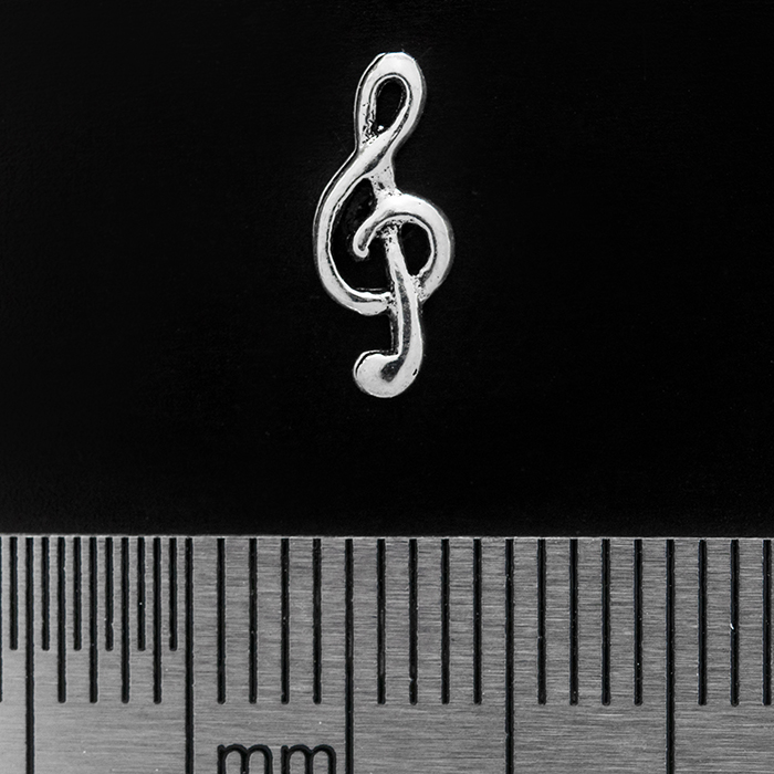 Treble Clef (925 Silver) Stud Earring